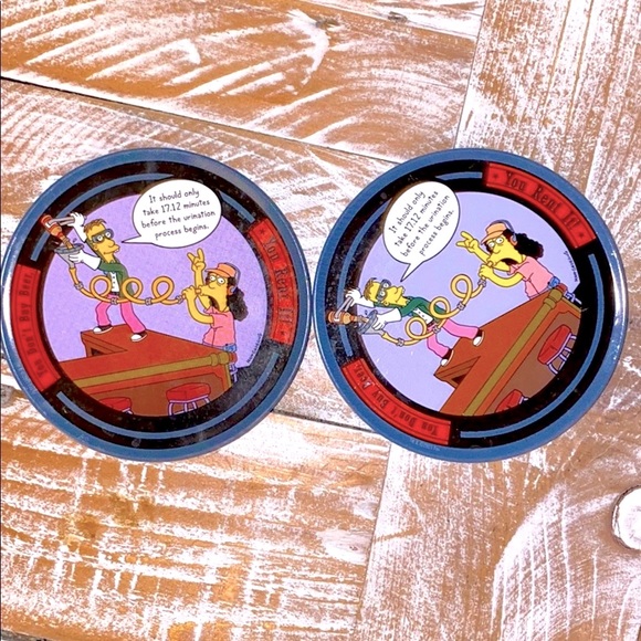 🍺2 Sets Simpsons Coasters Both for $45🍺NWOT - Picture 3 of 8